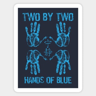 Hands Of Blue Sticker